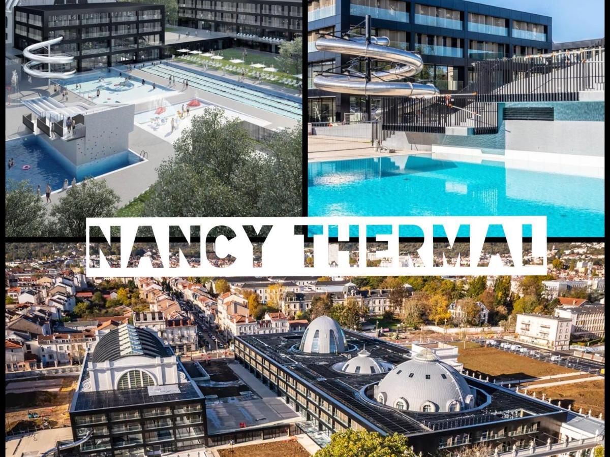 Proche Nancy Centre, A Quelques Pas Des Thermes Et Du Campus Artem, Appartement Calme Avec Parking Gratuit المظهر الخارجي الصورة