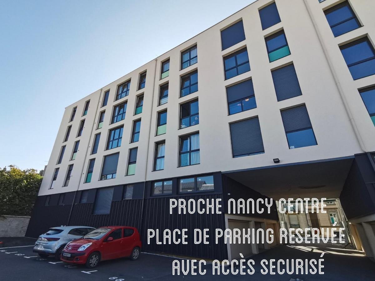 Proche Nancy Centre, A Quelques Pas Des Thermes Et Du Campus Artem, Appartement Calme Avec Parking Gratuit المظهر الخارجي الصورة